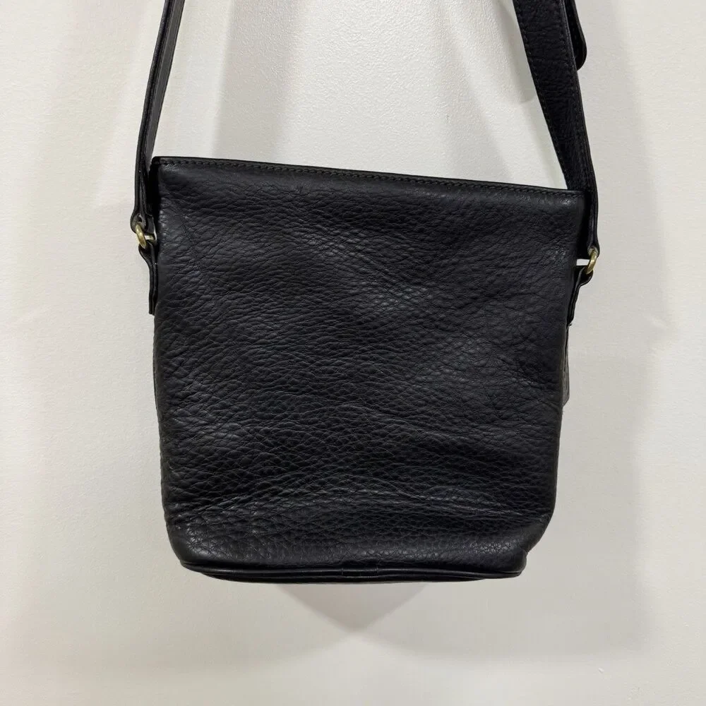 Coach Sonoma Bucket Bag 4907 Black Pebbled Leather Excellent Condition Vtg